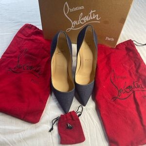 Christian Louboutin so Kate denim Stiletto Heels